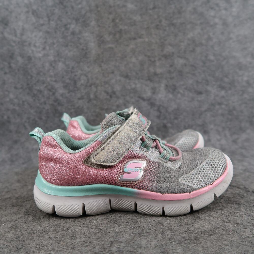 Skechers S Sport Shoes Kids Toddler 10 Athletic Sneaker Casual Trainer Easy On